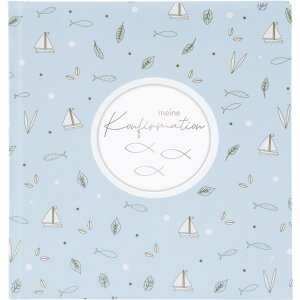 Album cresima Goldbuch Creditis blu pastello 23x25 cm 44...