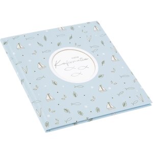 Album cresima Goldbuch Creditis blu pastello 23x25 cm 44 pagine