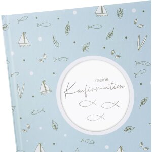 Album cresima Goldbuch Creditis blu pastello 23x25 cm 44 pagine