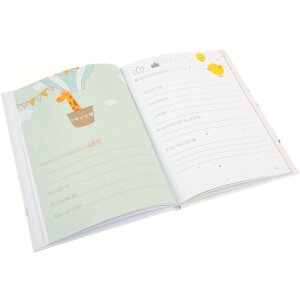 Goldbook Diario del bambino Celeste 21x28 cm 44 pagine illustrate