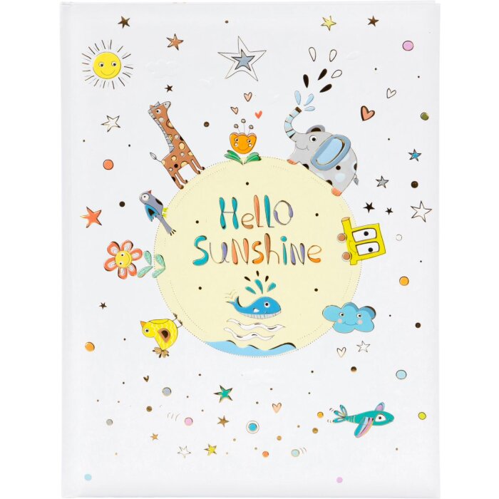 Goldbook diario per bambini hello sunshine 21x28 cm 44 pagine illustrate