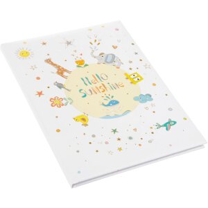 Goldbook diario per bambini hello sunshine 21x28 cm 44 pagine illustrate