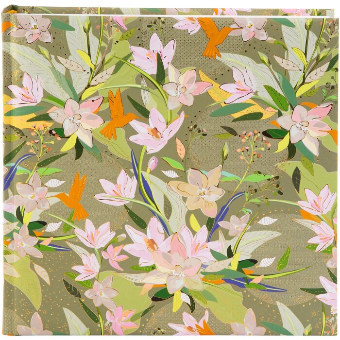 Album fotografico Goldbuch Royal Lilly verde 25x25 cm 60 pagine bianche