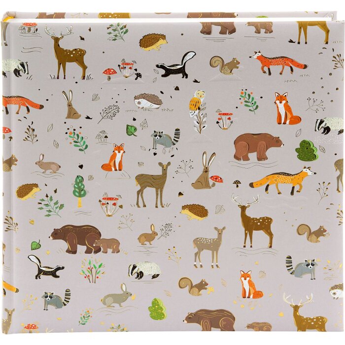 Album fotografico per bambini Goldbuch Woodland charm marrone 25x25 cm 60 pagine bianche