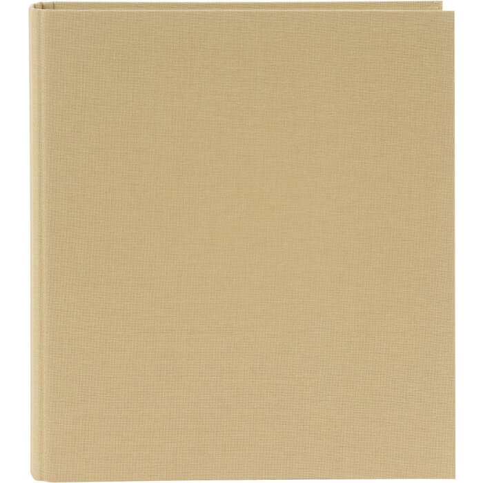 Goldbuch Raccoglitore ad anelli in lino Bella Vista beige meccanismo a 4 anelli DIN A4
