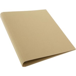 Goldbuch Raccoglitore ad anelli in lino Bella Vista beige meccanismo a 4 anelli DIN A4