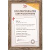 Walther Cornice in legno Fiorito 21x29,7 cm noce vetro acrilico