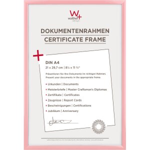 Walther Cornice in plastica New Lifestyle 21x29,7 cm rosa