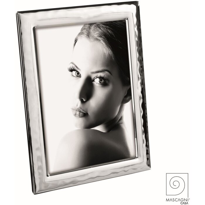 Mascagni A1376 Portafoto in metallo Retro 13x18 cm e 20x25 cm argento lucido