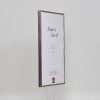 Cornice in plastica effetto Art platinum 21x29,7 cm vetro trasparente