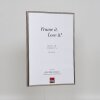 Cornice in plastica effetto Art platinum 23x70 cm vetro trasparente