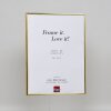 Cornice in plastica effetto Art gold 50x65 cm vetro trasparente