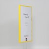 Cornice in plastica effetto Art yellow 50x65 cm vetro trasparente