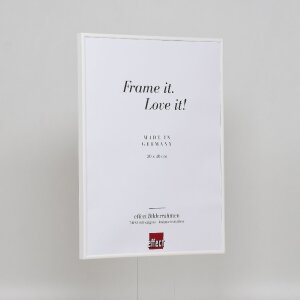 Cornice in plastica effetto Art white 50x70 cm vetro trasparente