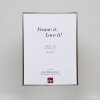 Cornice in plastica effetto Art platinum 60x90 cm vetro trasparente