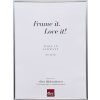 Cornice in plastica effetto Art silver 10,5x14,8 cm vetro trasparente