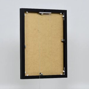 Cornice in alluminio effetto Quadro 20x30 cm Nero Vetro Trasparente Alto Paesaggio