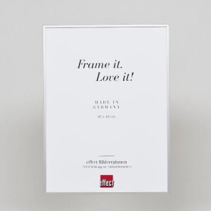 Cornice in alluminio effetto Quadro 21x29,7 cm argento vetro trasparente formato verticale