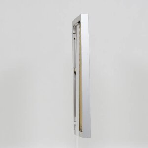 Cornice in alluminio effetto Quadro 21x29,7 cm argento vetro trasparente formato verticale