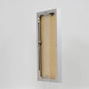 Cornice in alluminio effetto Quadro 21x29,7 cm argento vetro trasparente formato verticale