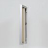 Cornice in alluminio effetto Quadro 21x29,7 cm argento vetro trasparente formato verticale