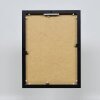 Cornice in alluminio effetto Quadro 25x60 cm Nero Vetro Trasparente Paesaggio Alto