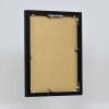 Cornice effetto alluminio Quadro 45x60 cm nero vetro trasparente