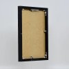 Cornice effetto alluminio Quadro 50x60 cm nero vetro trasparente
