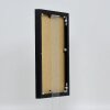 Cornice effetto alluminio Quadro 50x60 cm nero vetro trasparente