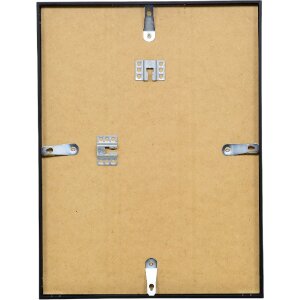 Effect Bilderrahmen Aluminium Bilderrahmen Serie 1 Klarglas schwarz 28 x 35 cm