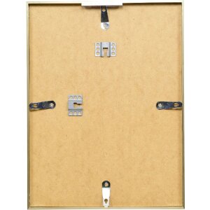 Effect Aluminium Bilderrahmen Serie 2 Klarglas gold 20x30 cm