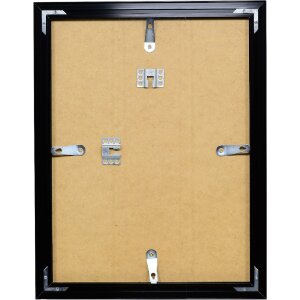 Effect Alu-Bilderrahmen Profil S3 schwarz 50x65 cm Klarglas