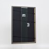 Effetto cornice in legno massello profilo 25 blu 35x50 cm vetro normale