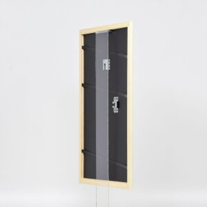 Telaio effetto legno profilo 32 verde 25x70 cm vetro normale