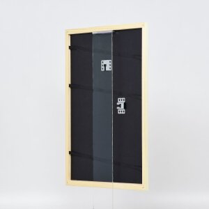 Telaio effetto legno profilo 32 verde 25x70 cm vetro normale