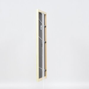 Telaio effetto legno profilo 32 verde 25x70 cm vetro normale