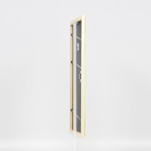 Telaio effetto legno profilo 32 verde 25x70 cm vetro normale