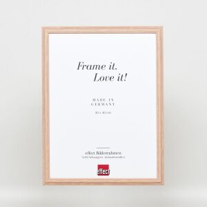 Cornice in legno effetto profilo 32 marrone chiaro 29,7x42 cm vetro normale