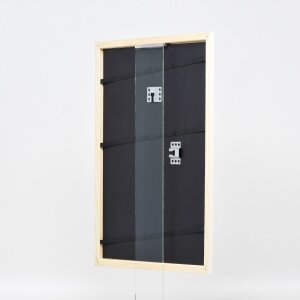 Effetto Telaio in legno Profilo 32 bianco 42x59,4 cm Vetro normale