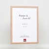 Telaio effetto legno profilo 32 marrone chiaro 45x60 cm vetro normale