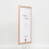 Telaio effetto legno profilo 32 marrone chiaro 45x60 cm vetro normale