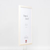Effetto telaio in legno Profilo 32 bianco 50x50 cm Vetro normale