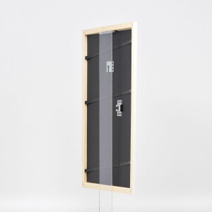 Effetto telaio in legno Profilo 32 bianco 50x70 cm Vetro normale