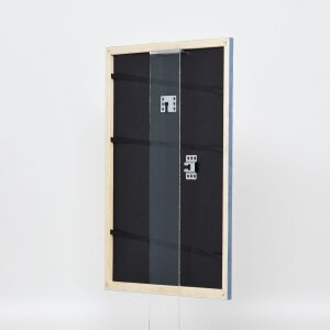 Telaio effetto legno profilo 32 grigio-blu 30,5x91,5 cm vetro normale