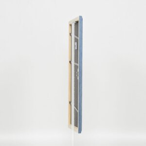 Telaio effetto legno profilo 32 grigio-blu 30,5x91,5 cm vetro normale