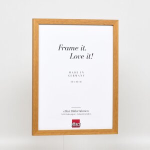 Telaio effetto legno profilo 33 rovere 25x50 cm vetro normale