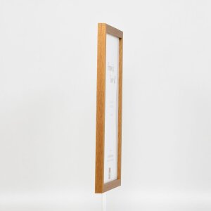 Telaio effetto legno profilo 33 rovere 25x50 cm vetro normale