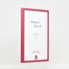Cornice in legno effetto profilo 35 rosso 23x70 cm vetro normale