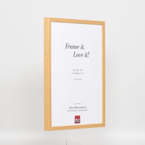 Telaio effetto legno profilo 35 rovere 23x70 cm vetro normale