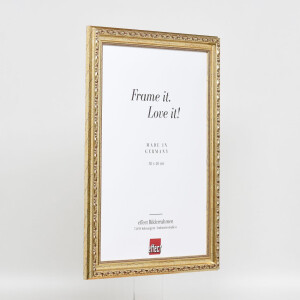 Cornice barocca effetto legno profilo 37 argento antico 24x30 cm vetro normale